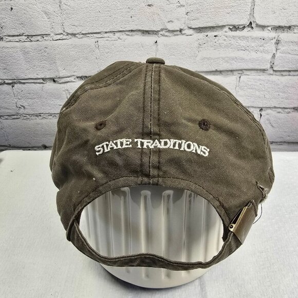 ALABAMA STATE TRADITIONS BASEBALL CAP MENS DISTRESSED CHARCOL GRAY EUC - Picture 2 of 8